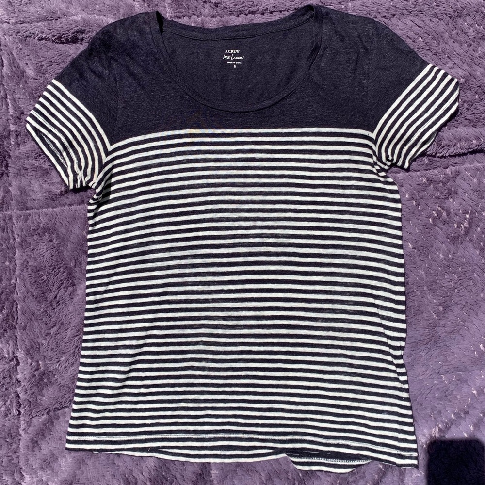 J. Crew linen t-shirt